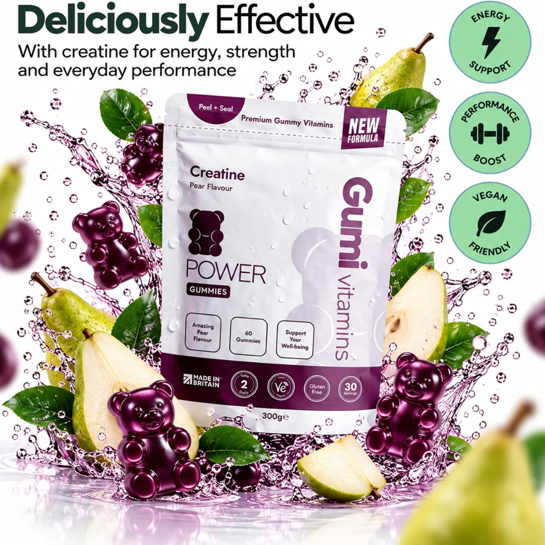 Gumi Vitamins POWER - Creatine Gummies 300g Tropical Fruit
