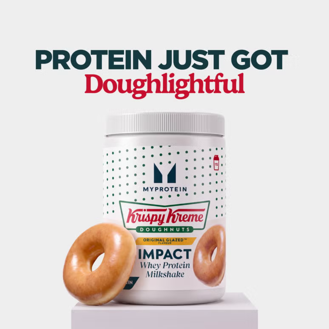 MyProtein Impact Whey Isolate Shake 480g Krispy Kreme Original Glazed Doughnut