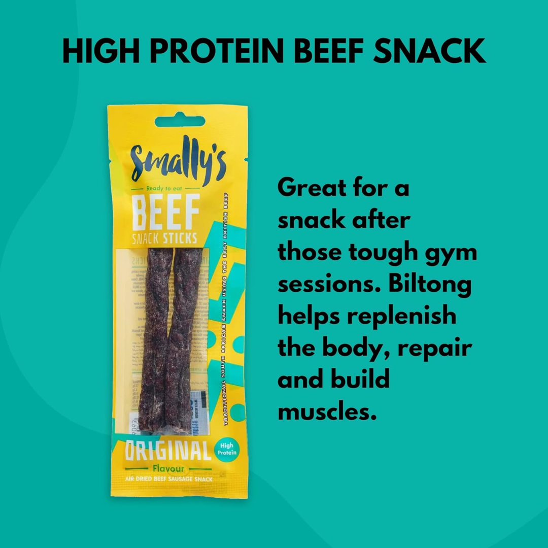Smally's Beef Snack Sticks 15x40g Original