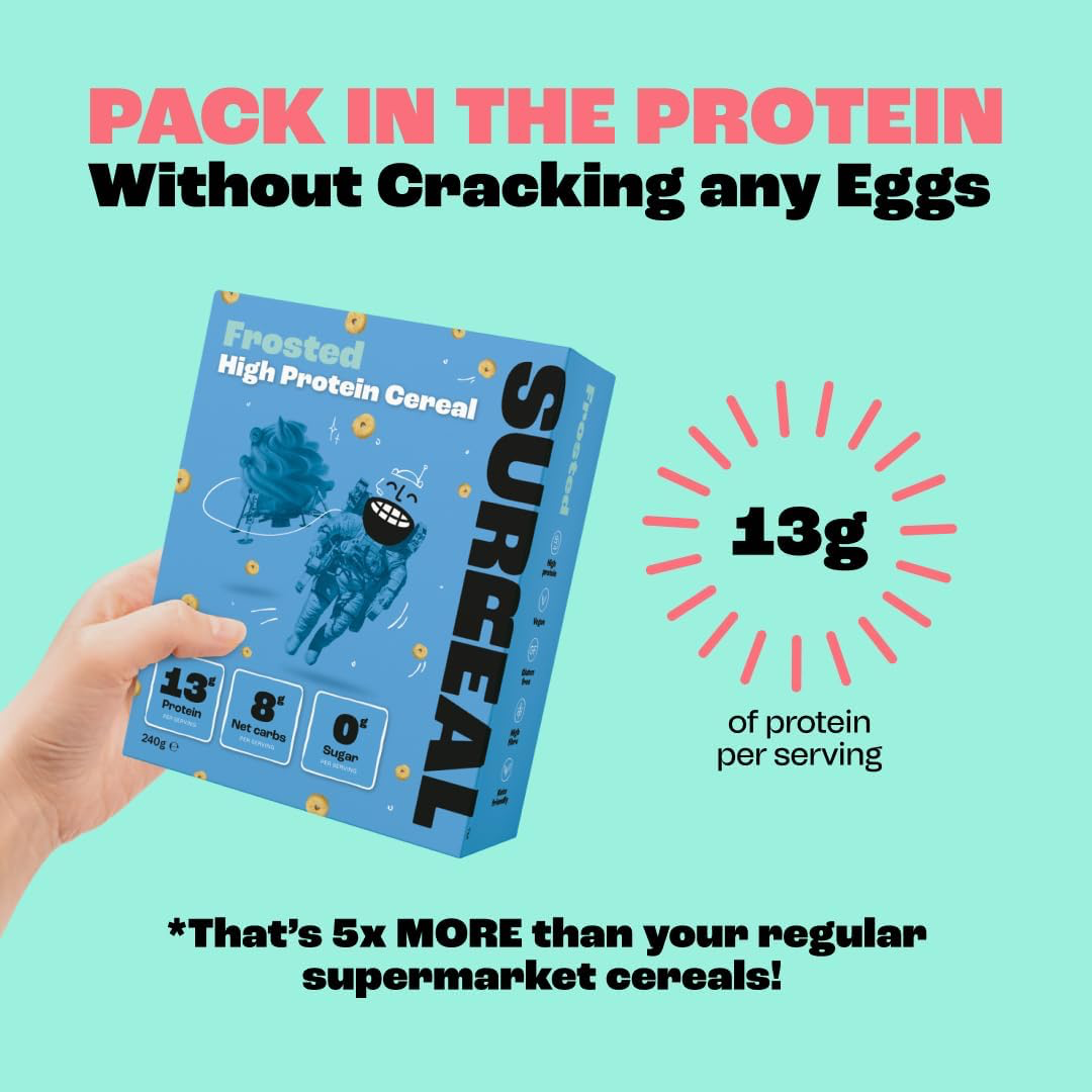 SURREAL Protein Cereal 240g Frosted
