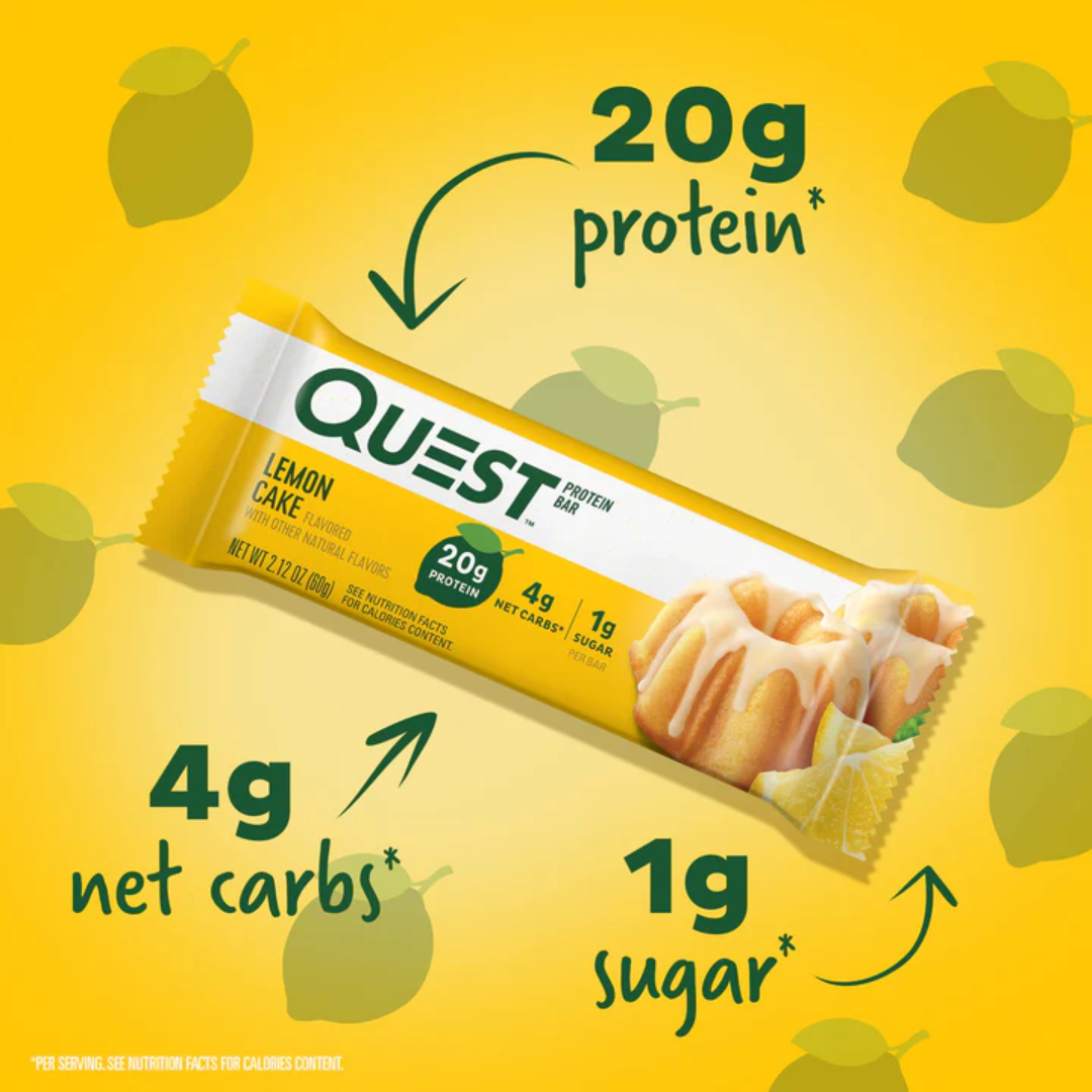 Quest Nutrition Bar 12x60g Lemon Cake