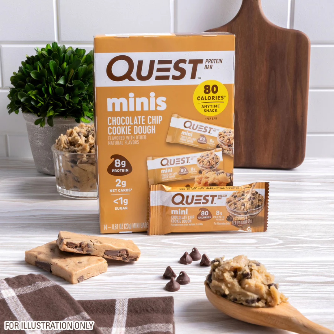 Quest Nutrition Mini Protein Bar 8x32g Chocolate Chip Cookie Dough