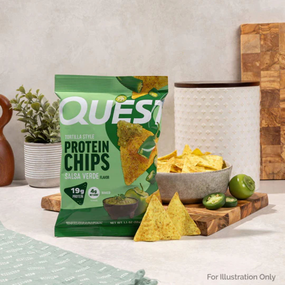 Quest Nutrition Protein Chips 8x32g Salsa Verde