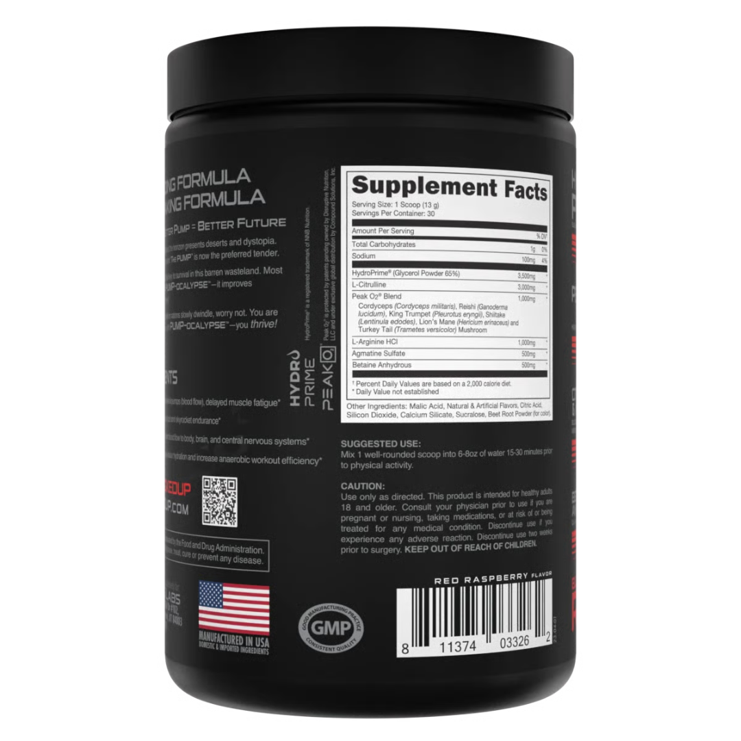 Bucked Up Pump Ocalypse 375g Blood Raz