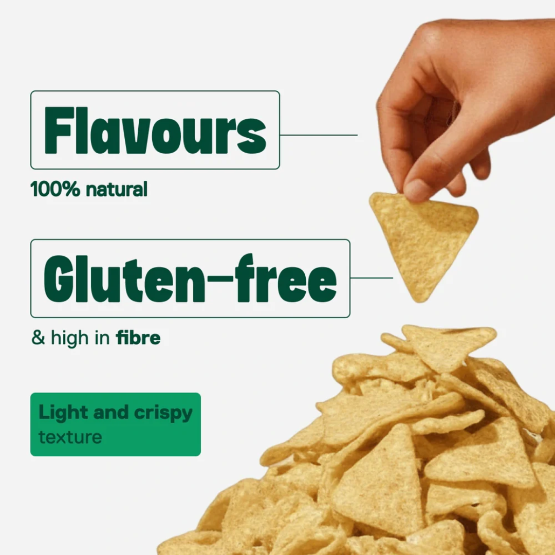 QNT Protein Chips 12x50g Sour Cream & Onion