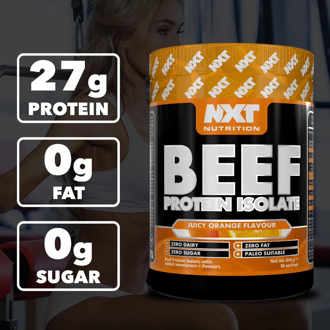 NXT Nutrition Beef Protein Isolate 540g Perfectly Peachy