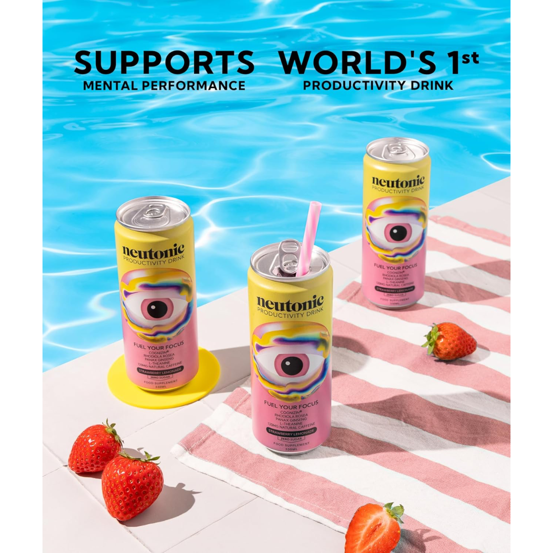Neutonic 12x330ml Strawberry Lemonade