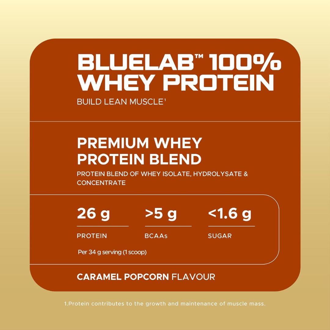 USN Blue Lab Whey 2kg Caramel Popcorn