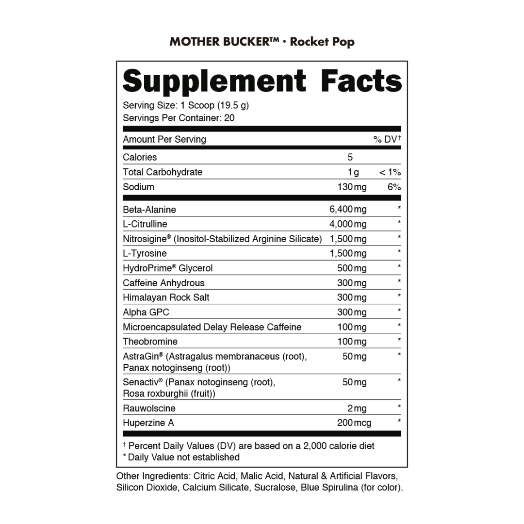 Bucked Up Mother Bucker 400g Rocket Pop