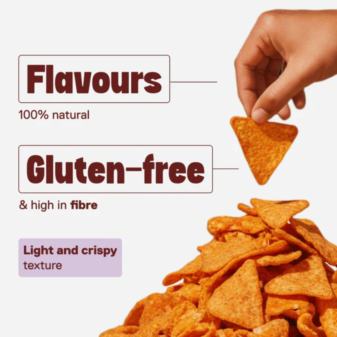 QNT Protein Chips 12x50g Barbecue