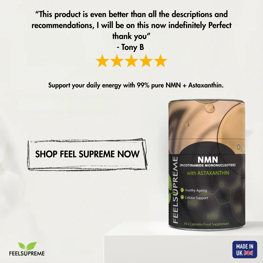 Feel Supreme NMN + Astaxanthin Supplement 60 Caps