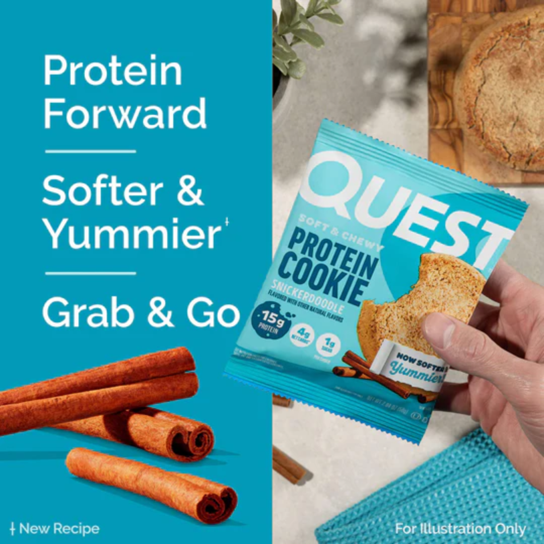 Quest Nutrition Protein Cookie 12x58g Snickerdoodle