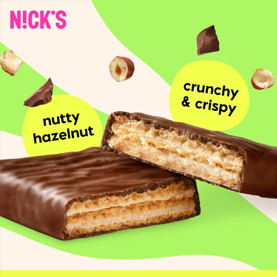 NICK'S Protein Wafer 24x40g Hazelnut