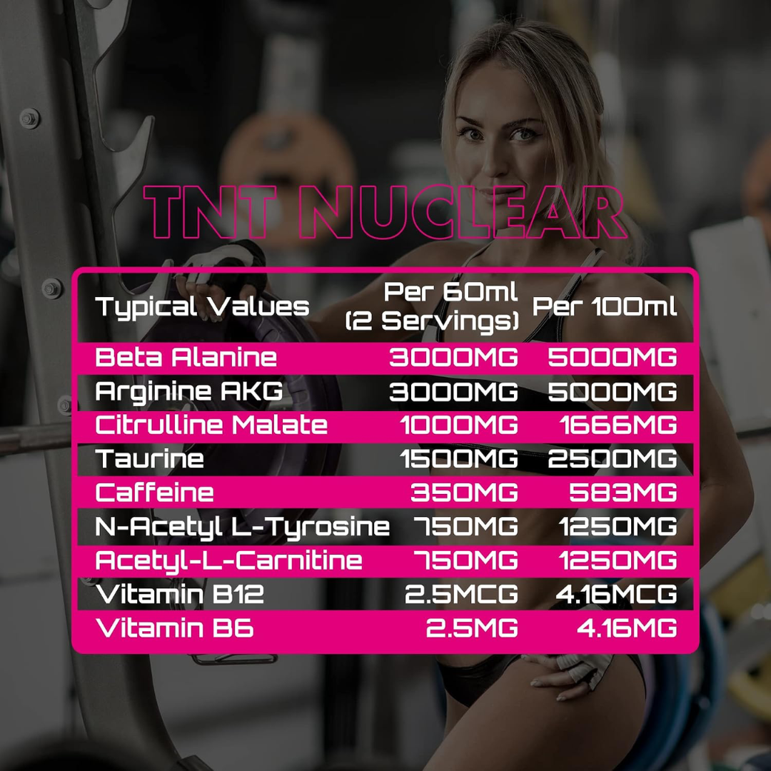 NXT Nutrition TNT Nuclear Shots 12x60ml Mixed Candy