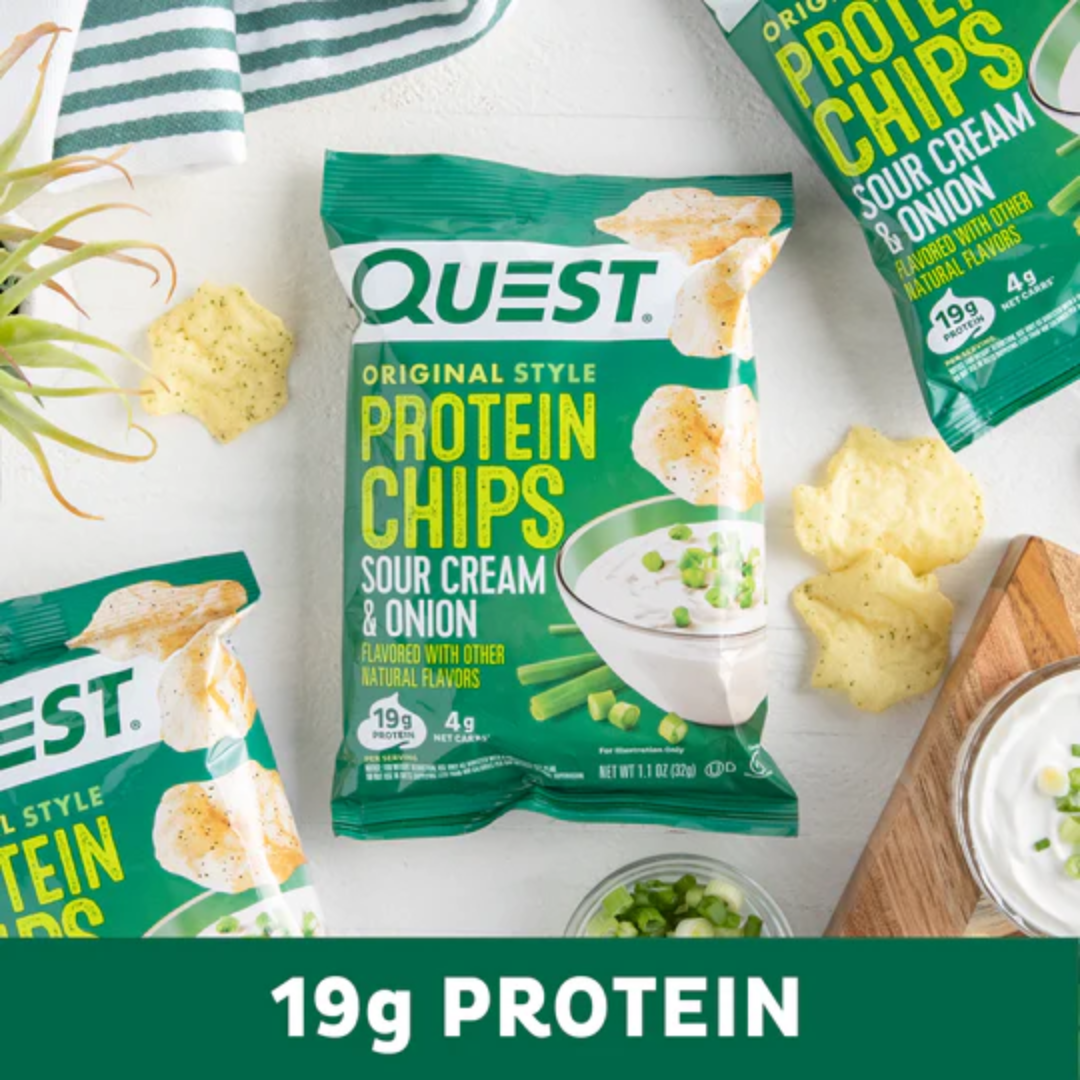 Quest Nutrition Protein Chips 8x32g Sour Cream & Onion