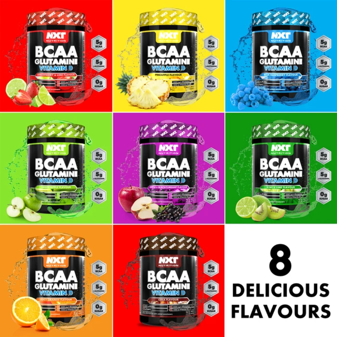 NXT Nutrition BCAA, Glutamine & VIt D 360g Apple