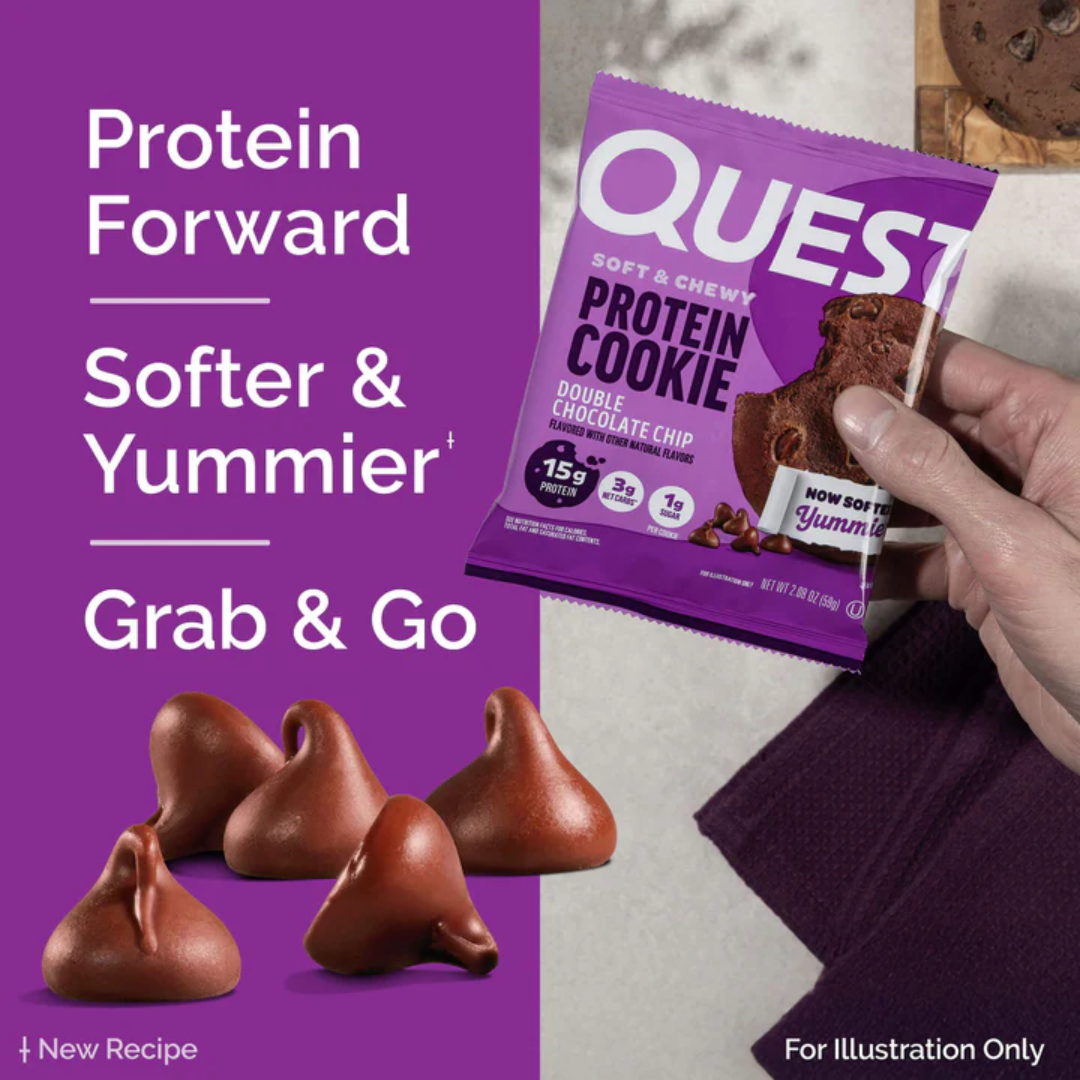Quest Nutrition Cookie 12x59g Double Chocolate Chip