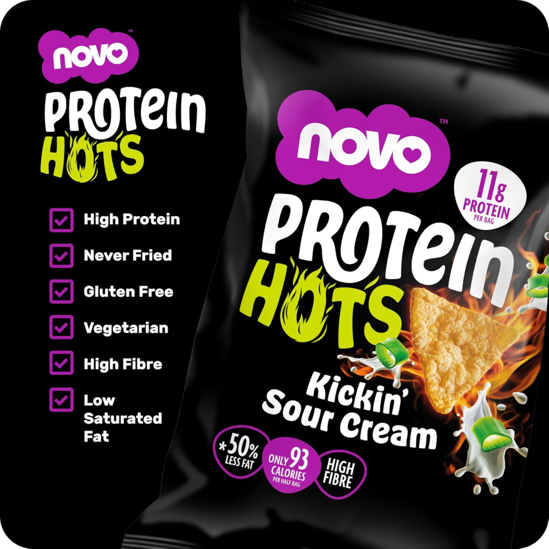 Novo Nutrition Novo Protein Hots 6x45g Kickin' Sour Cream