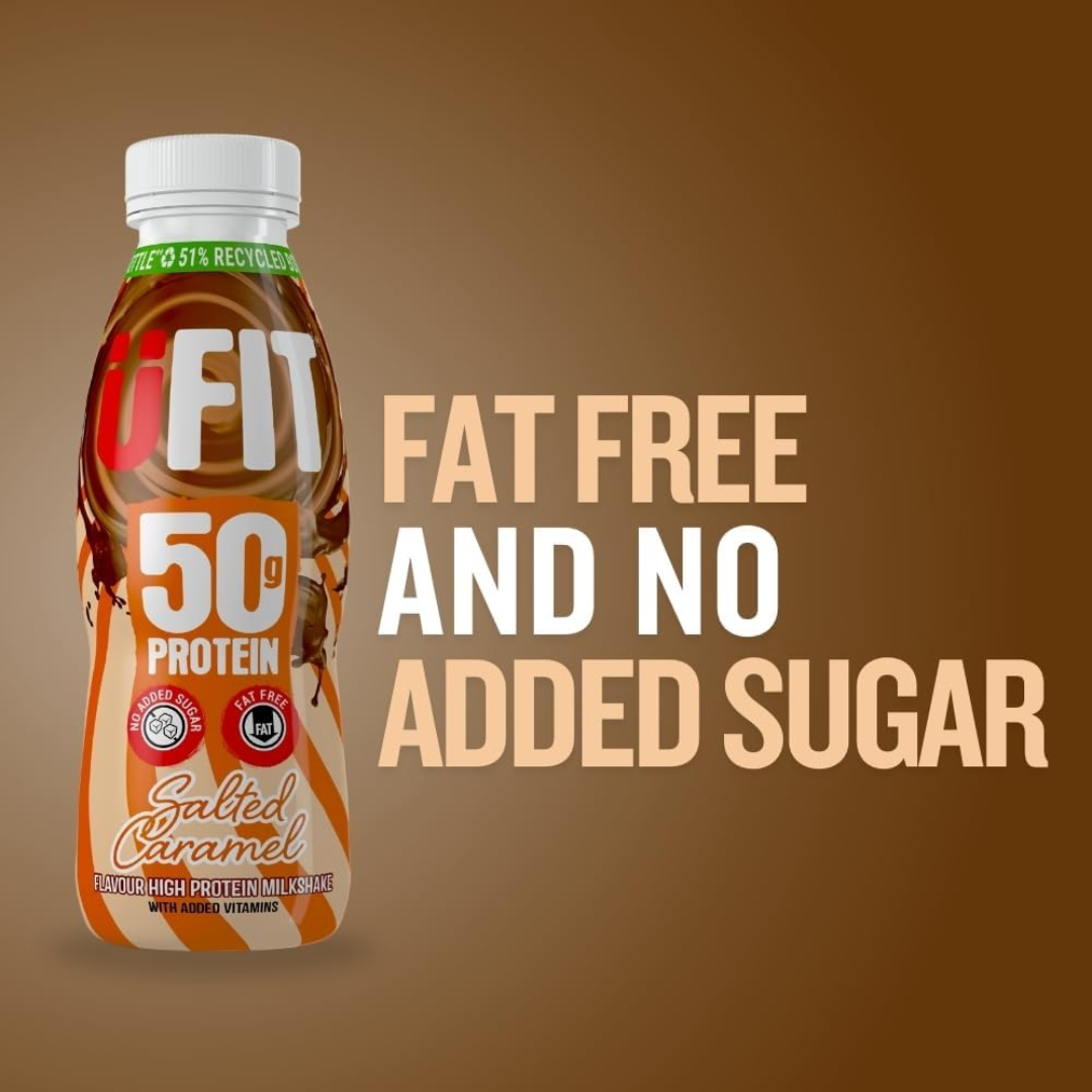 UFIT Protein RTD 8x500ml Salted Caramel