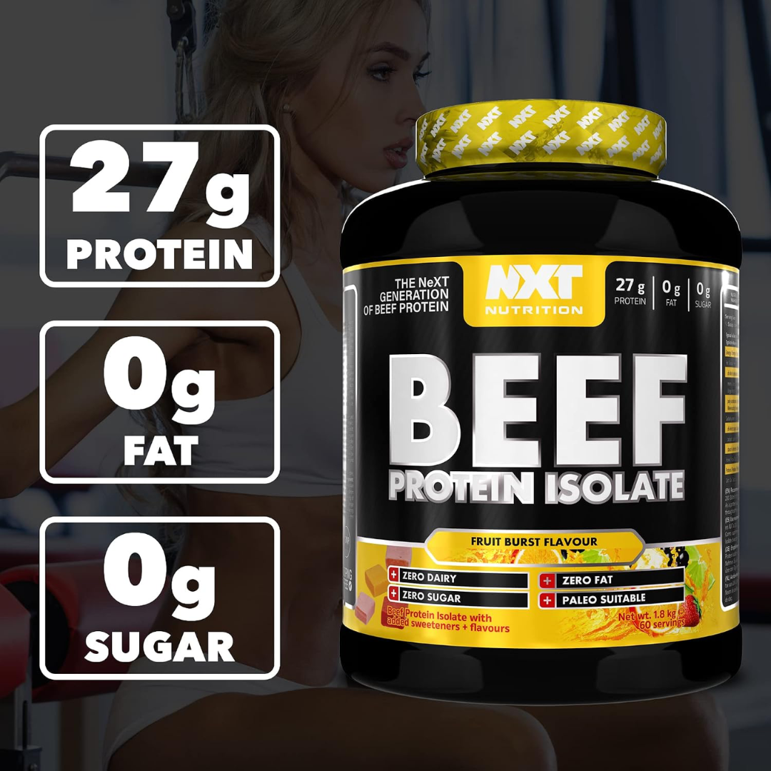 NXT Nutrition Beef Protein Isolate 1.8kg Fruit Burst