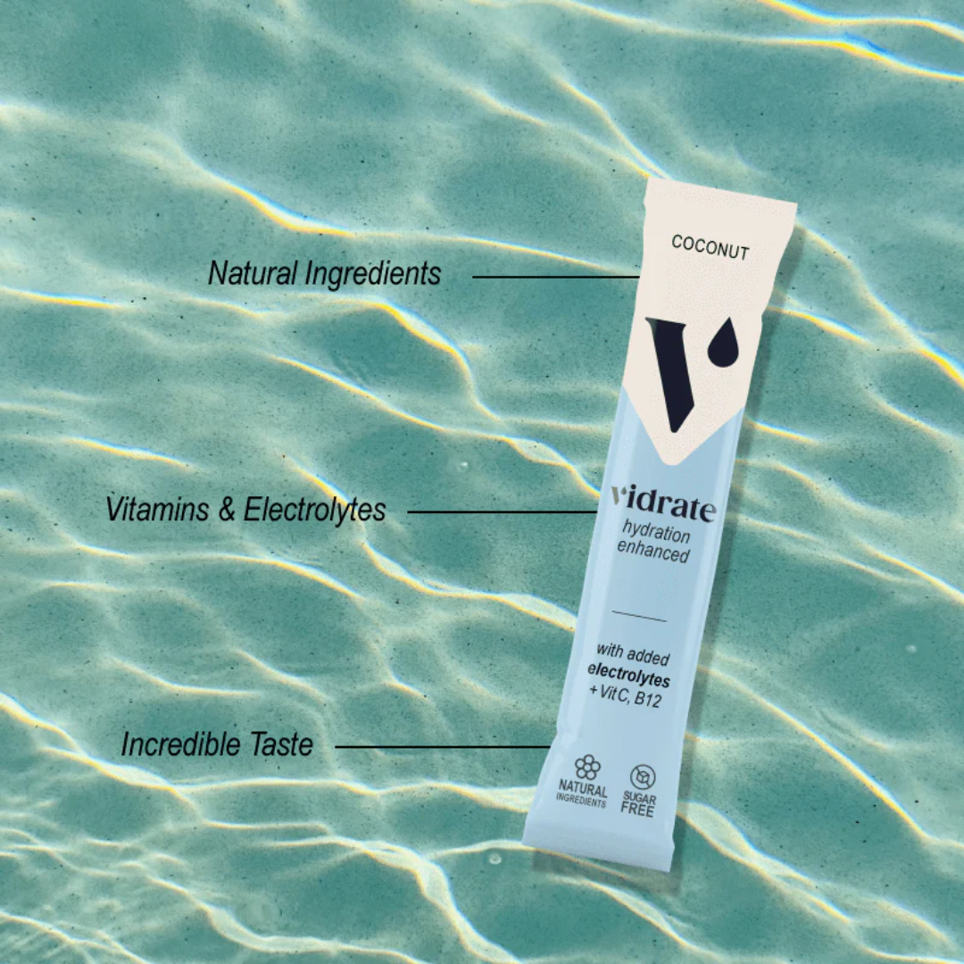 Vidrate Hydration Powder 10x3g Coconut