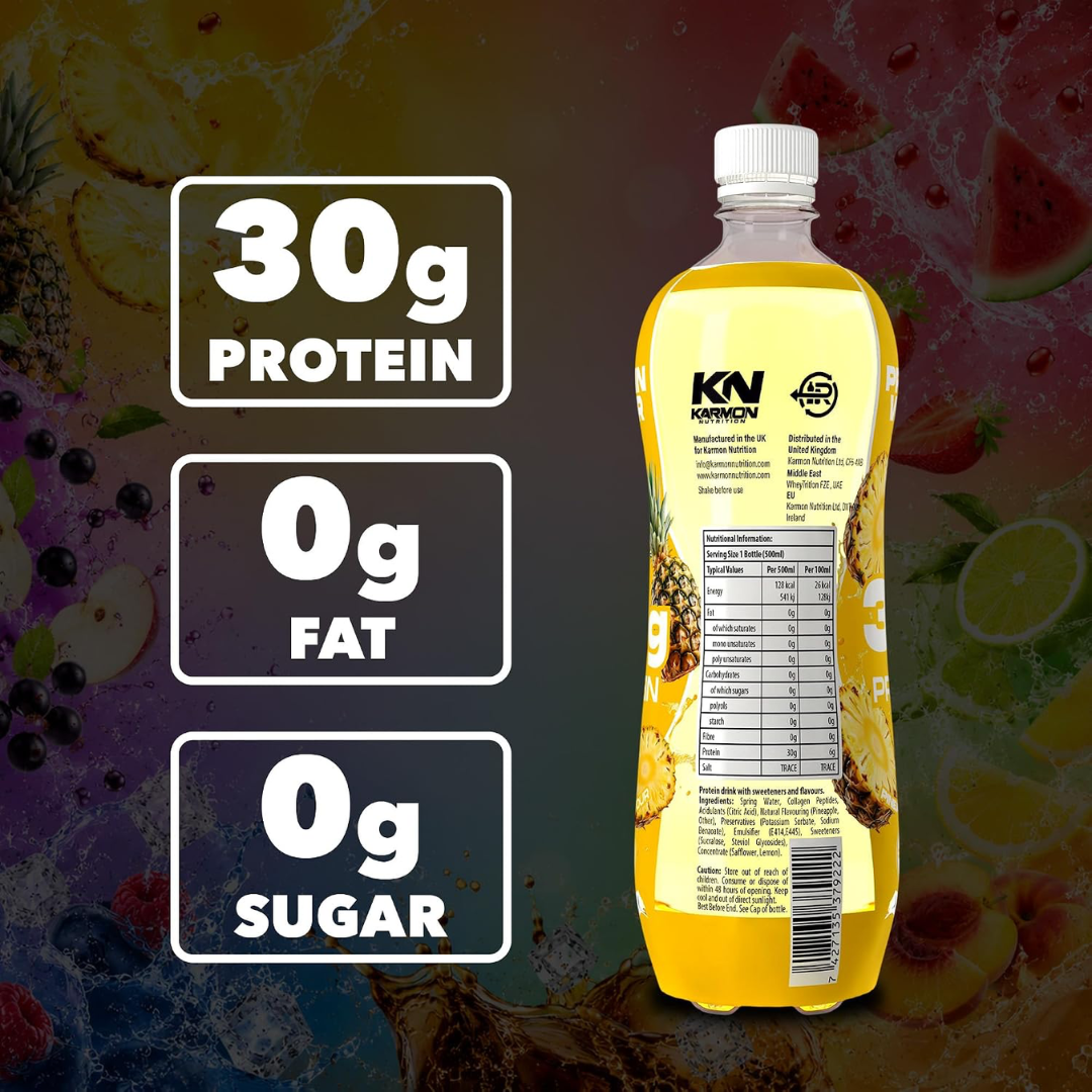 NXT Nutrition KN Protein Water 12x500ml Pineapple