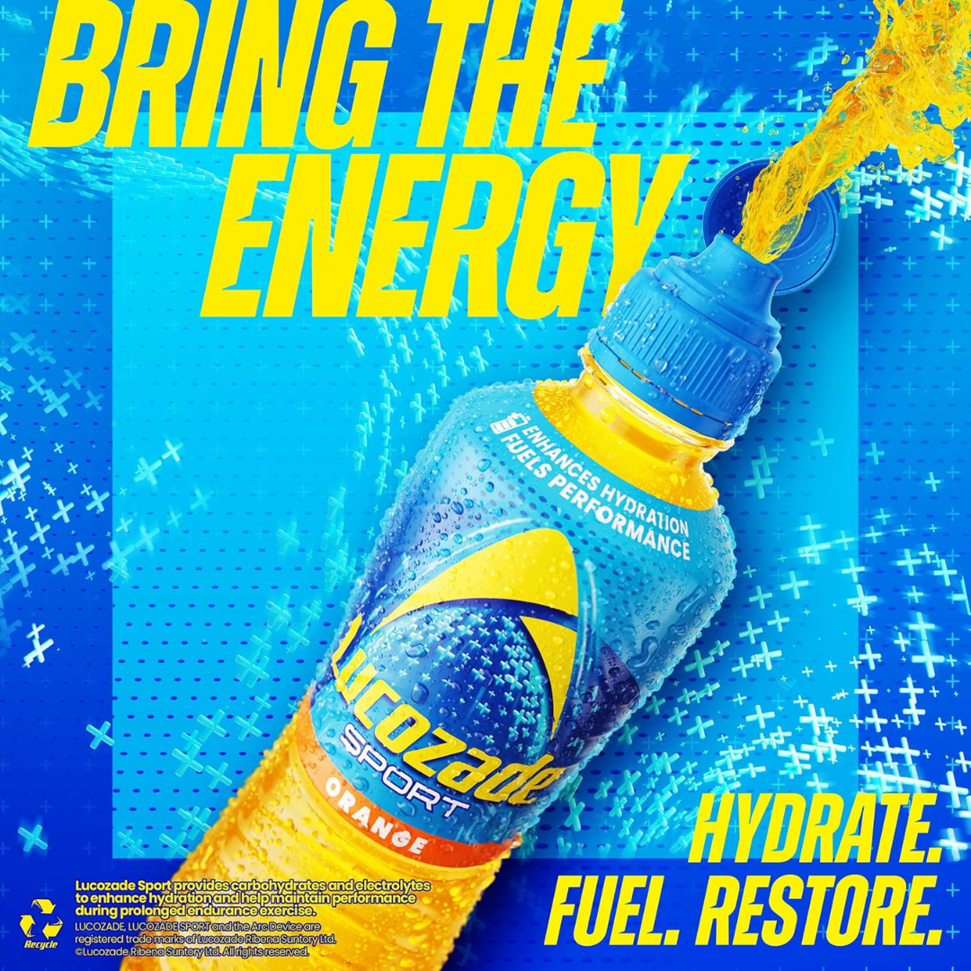 Lucozade Sport 12x750ml Orange