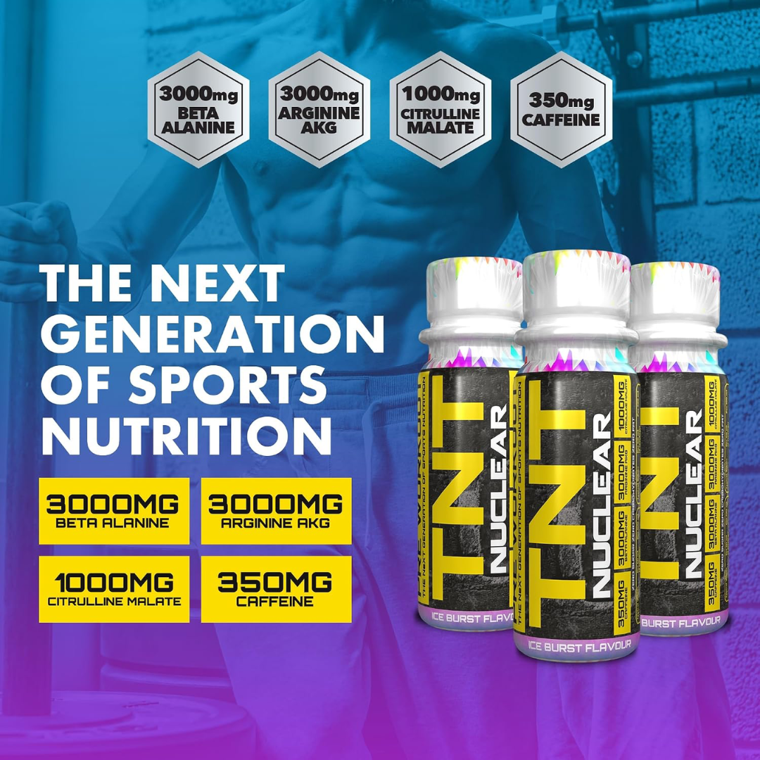 NXT Nutrition TNT Nuclear Shots 12x60ml Ice Burst