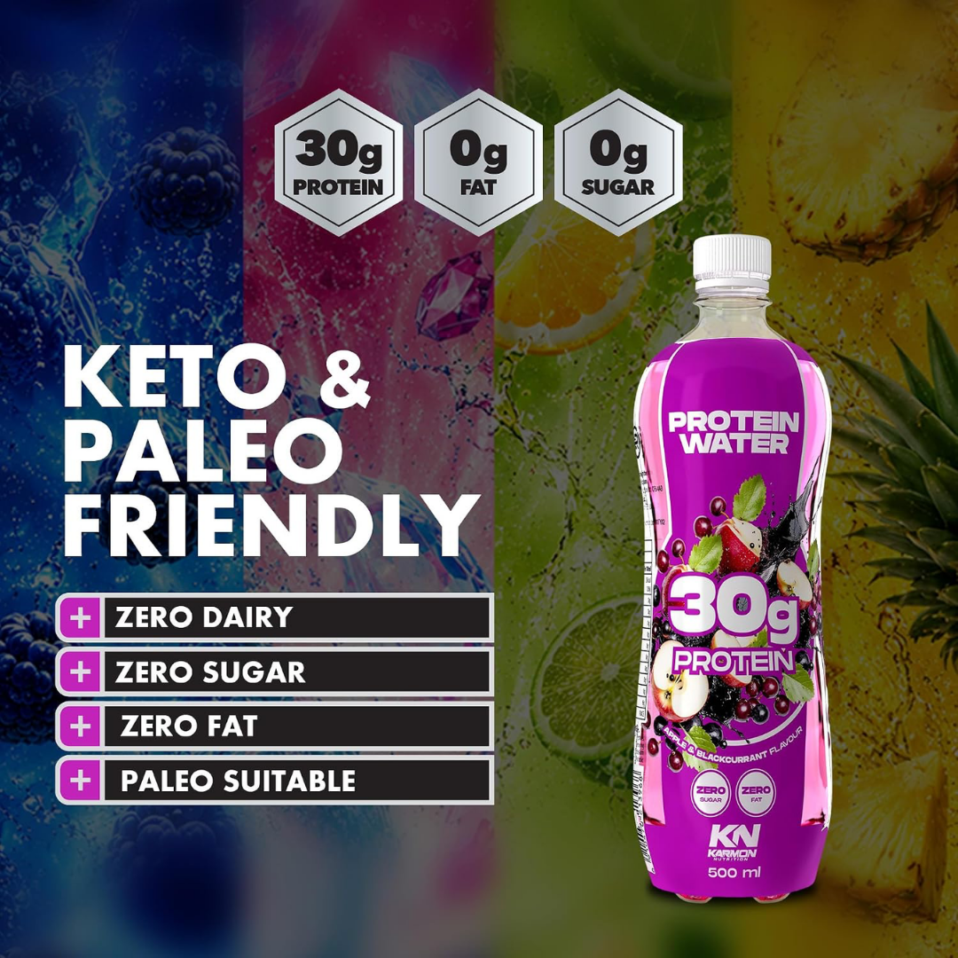 NXT Nutrition KN Protein Water 12x500ml Apple & Blackcurrant
