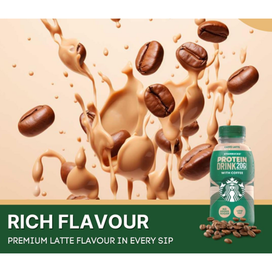 Starbucks Protein PET 8x330ml Caffe Latte