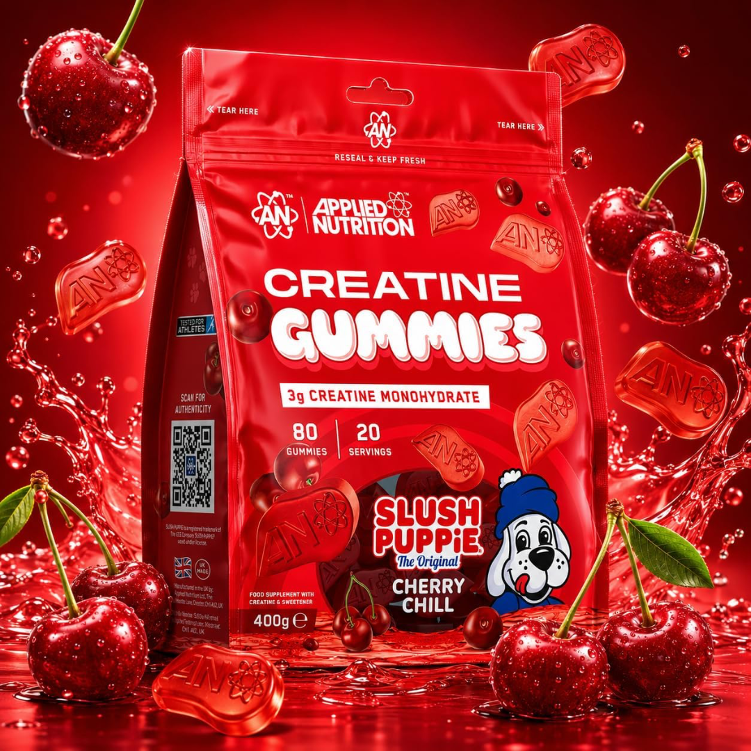 Applied Nutrition Creatine Gummies 80 Gummies Cherry Chill SLUSH PUPPiE