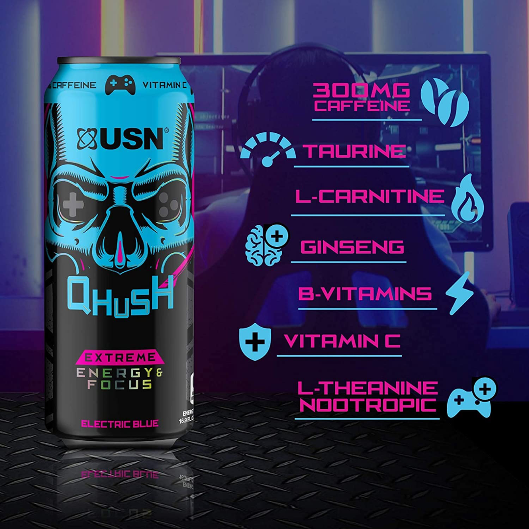 USN QHUSH 12x500ml Gaming (Litchi)