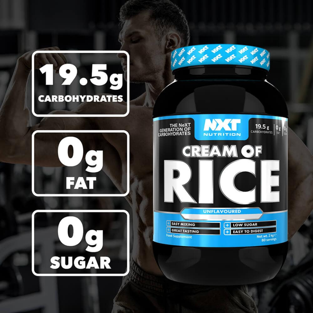 NXT Nutrition Cream of Rice 2kg Unflavoured