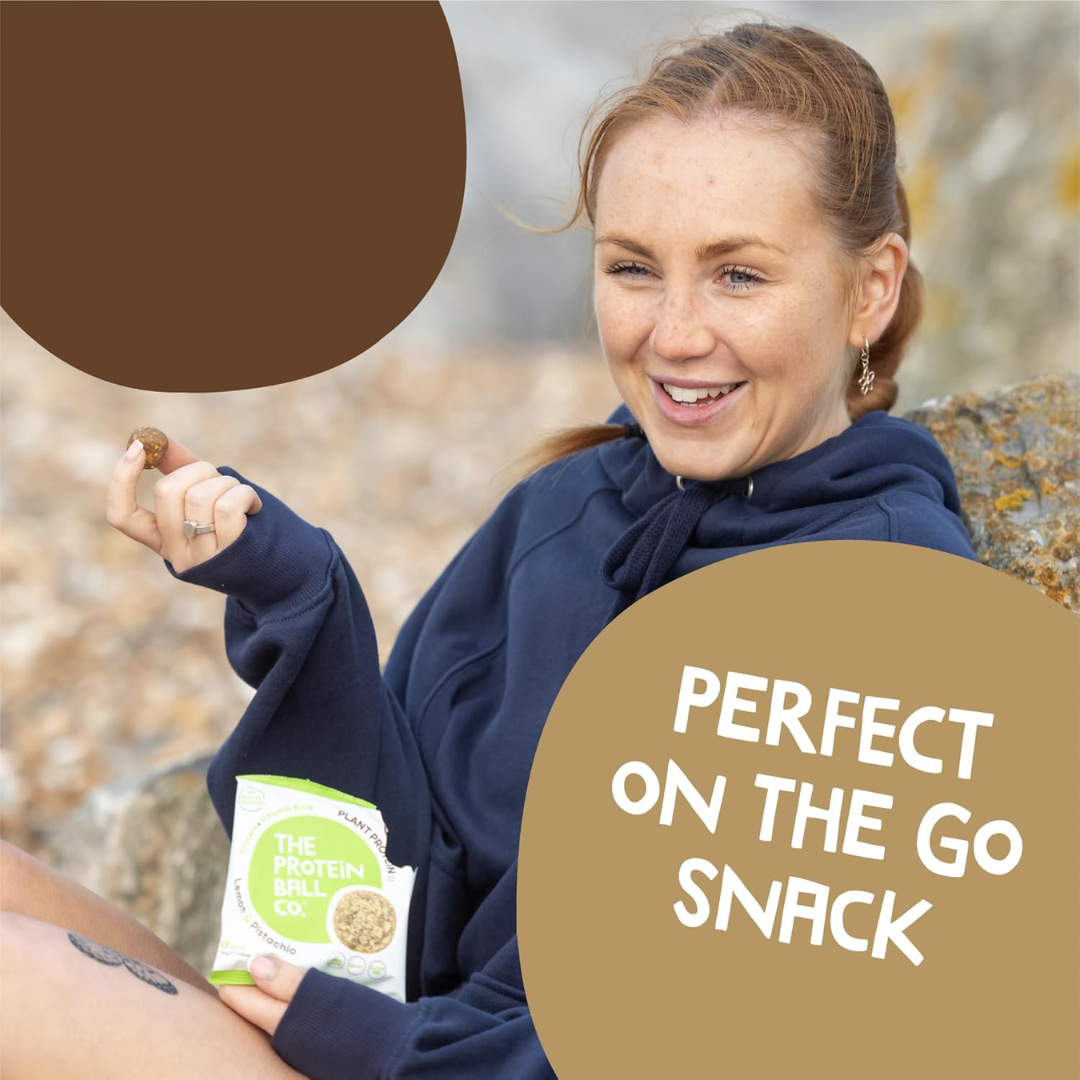 The Protein Ball Co Coffee Oat Muffin Protein + Vitamin Balls (Breakfast To-Go) 10x45g