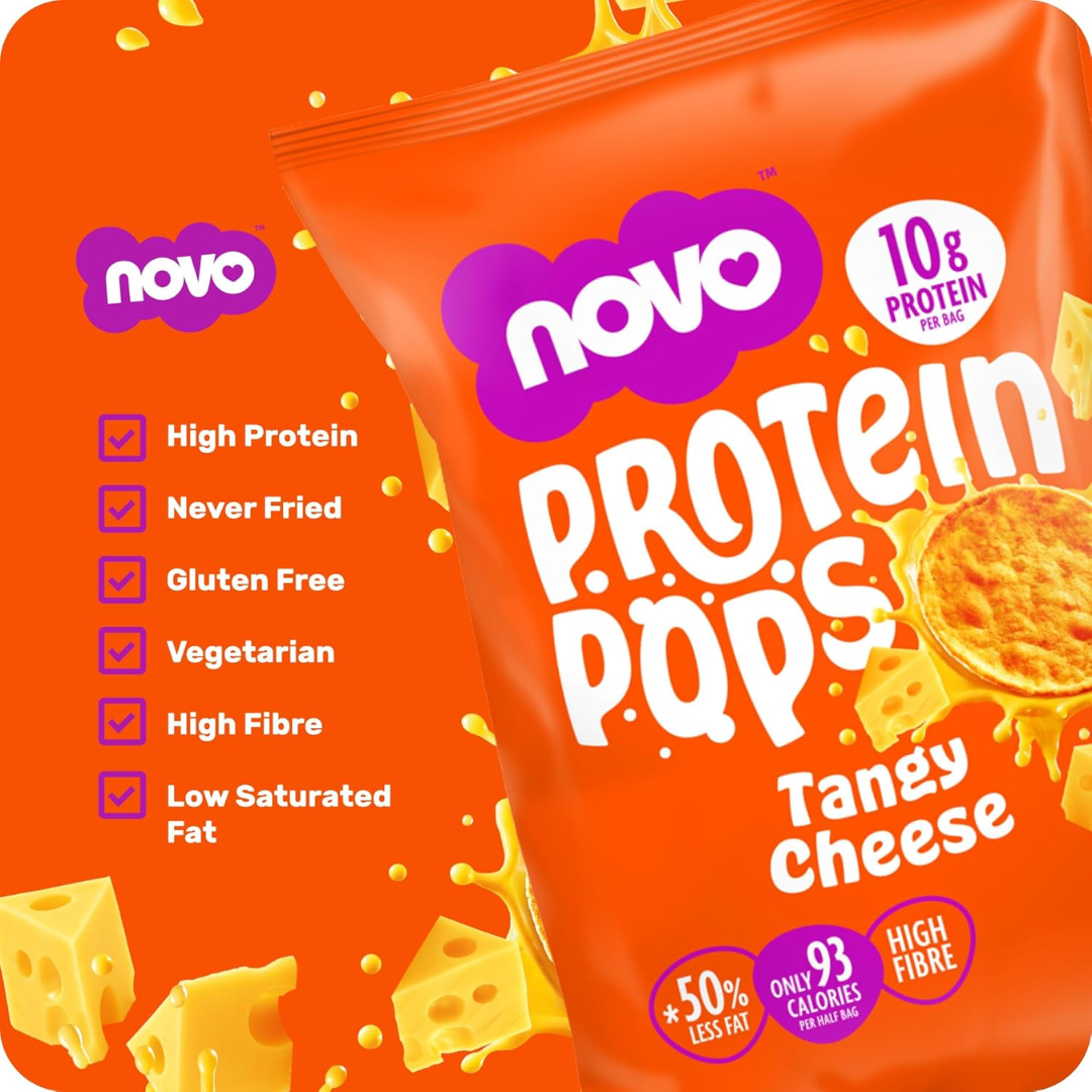 Novo Nutrition Novo Protein Pops 6x45g Tangy Cheese