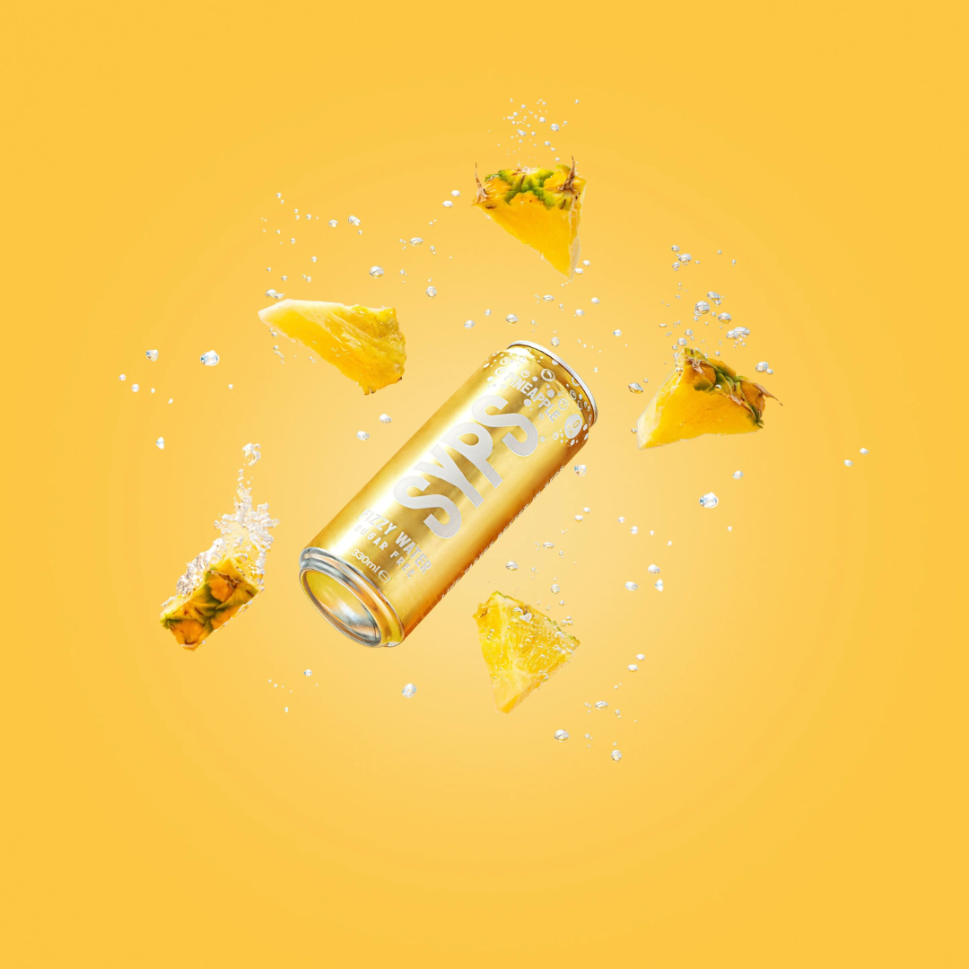 SYPS Fizzy Water 12x330ml Pineapple