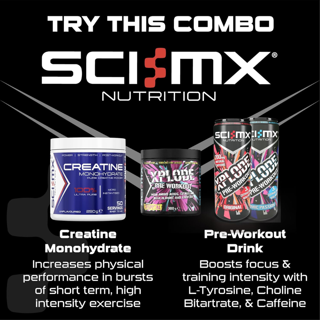 Sci-MX X-PLODE Pre-Workout 300g Blackcurrent