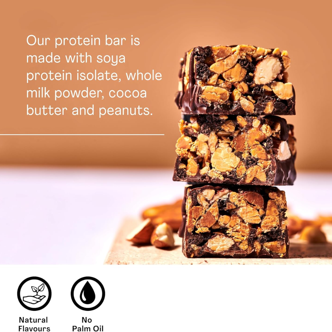 MaxiNutrition Nut Protein Bar 12x46g Dark Choc Peanut