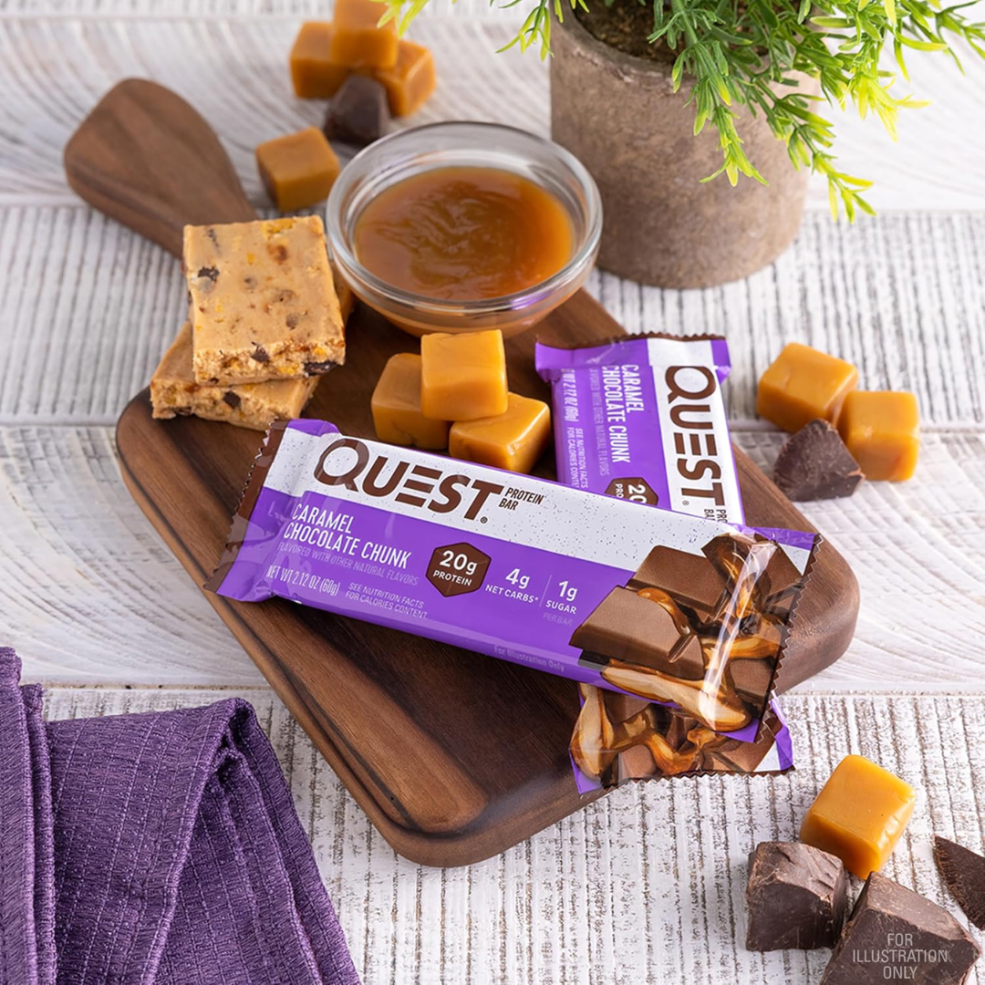 Quest Nutrition Bar 12x60g Caramel Chocolate Chunk