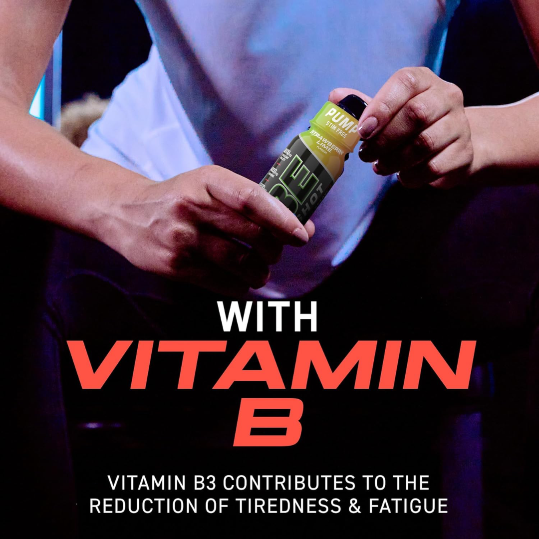 Applied Nutrition ABE Stim Free Pump Shots 12x100ml Strawberry-Lime