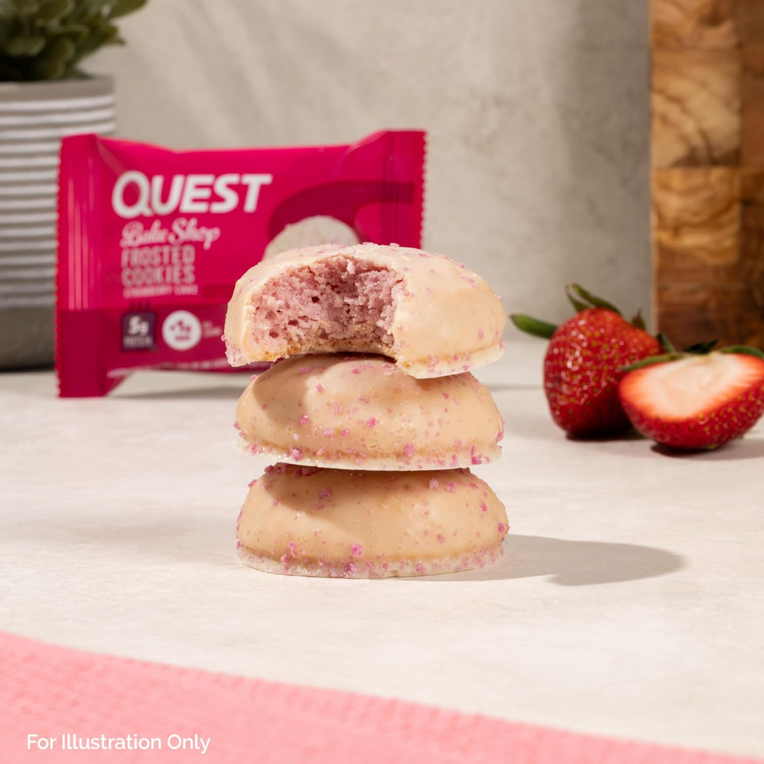 Quest Nutrition Frosted Cookies 8x25g Strawberry Cake