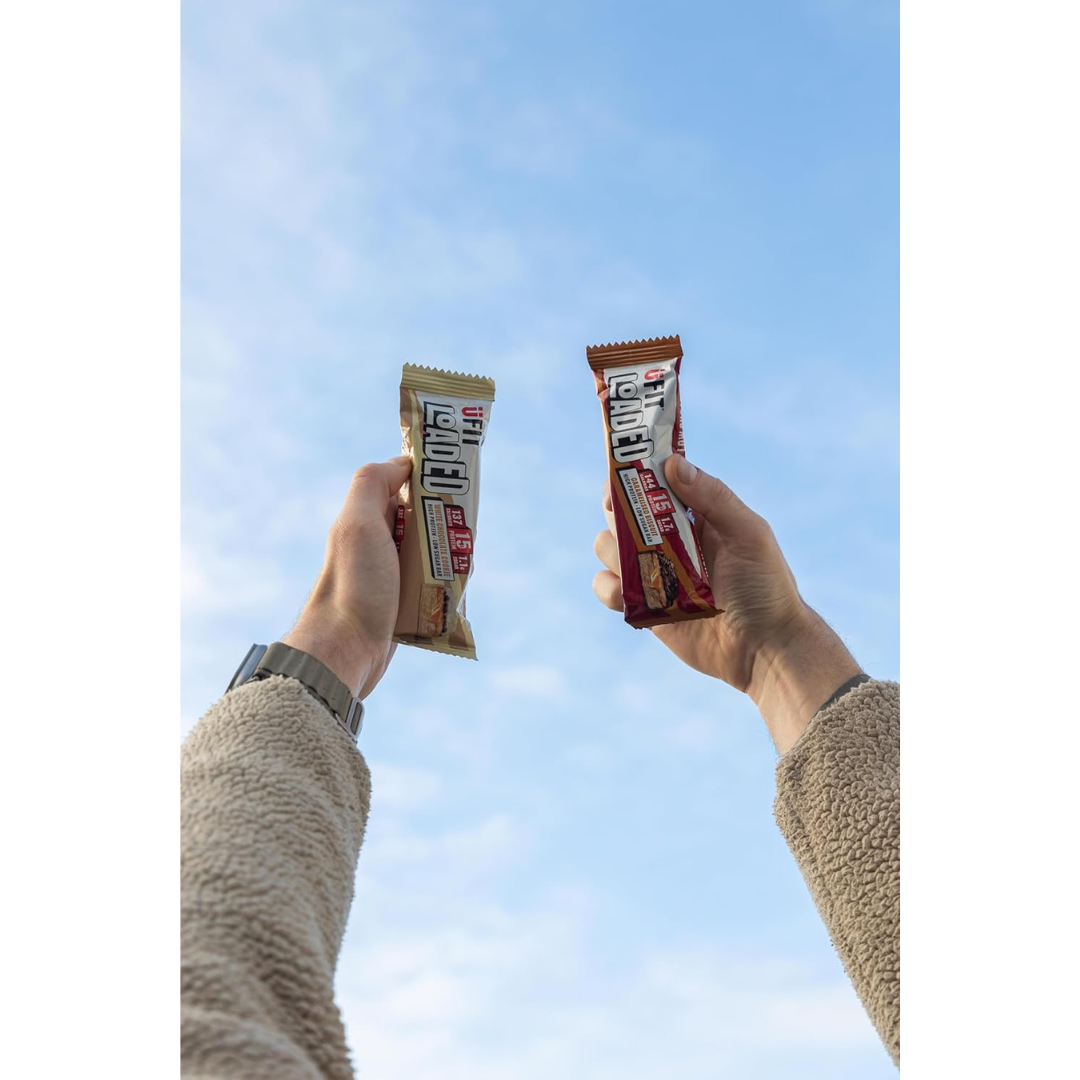 UFIT Loaded Protein Bar 16x45g White Chocolate Cookie
