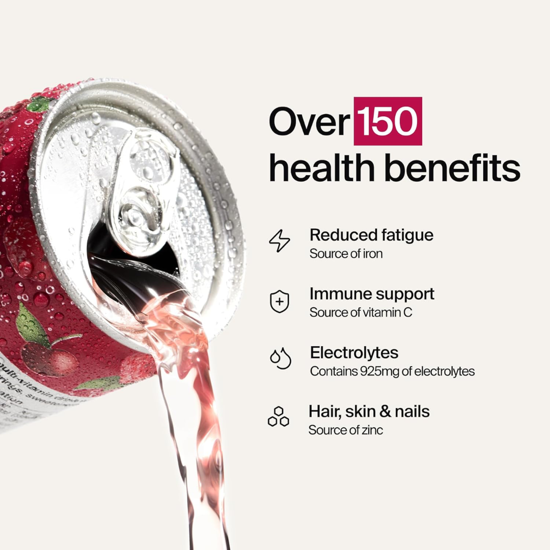 Huel Daily A-Z Vitamins 12x330ml - Cherry & Raspberry