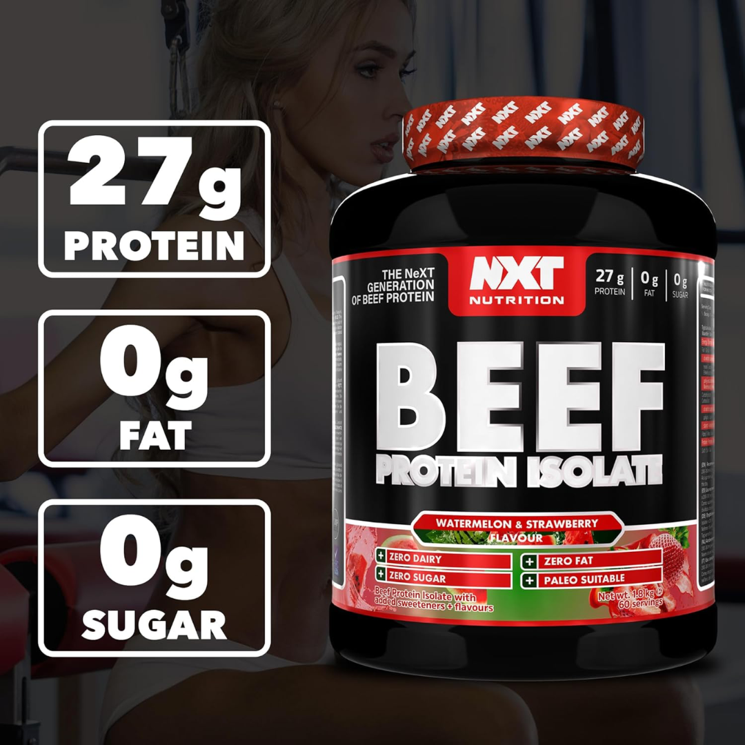 NXT Nutrition Beef Protein Isolate 1.8kg Watermelon & Strawberry