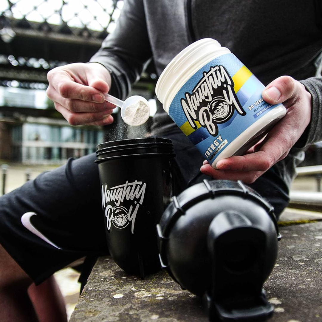 Naughty Boy Energy 390g Blue Raspberry Bon Bon