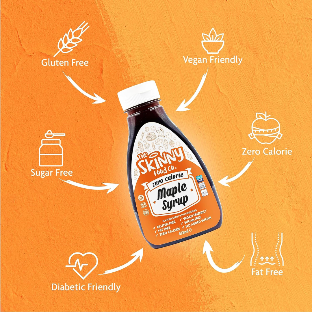 The Skinny Food Co Zero Calorie Skinny Syrup 425ml Maple