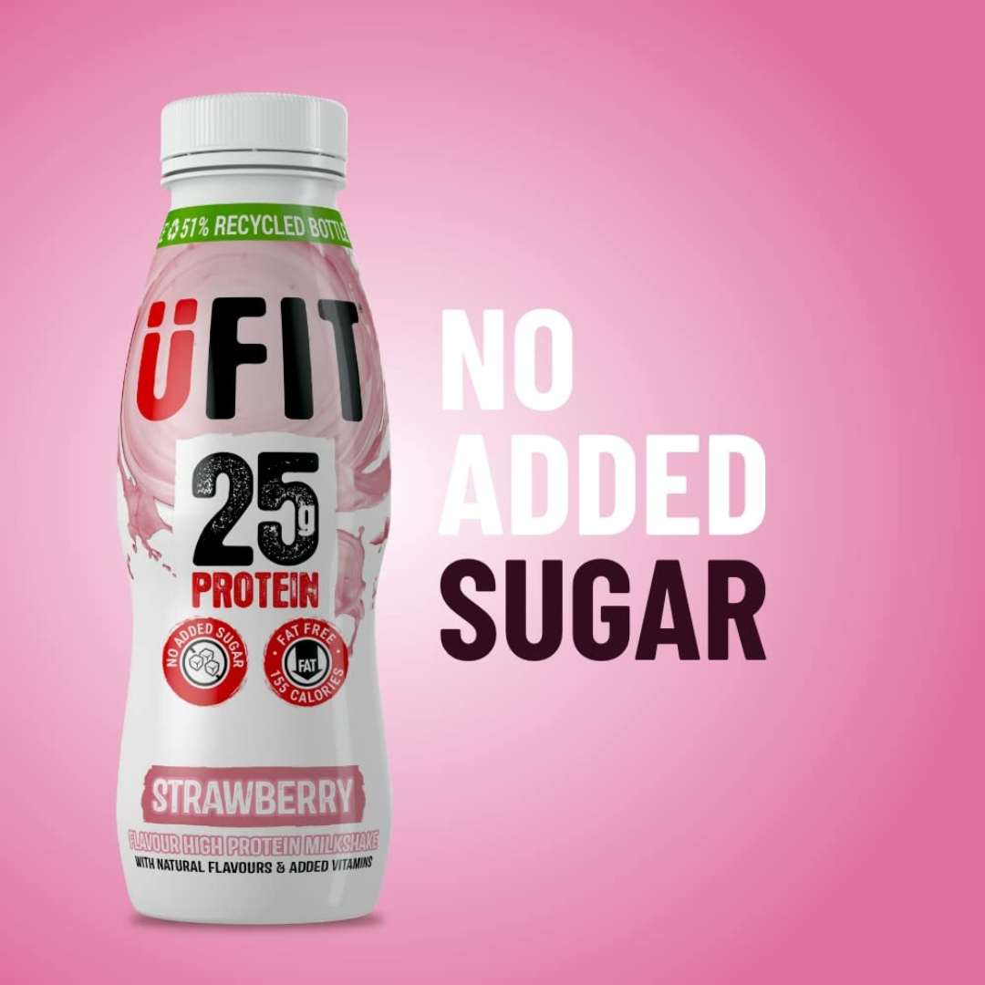 UFIT Protein RTD 10x330ml Strawberry