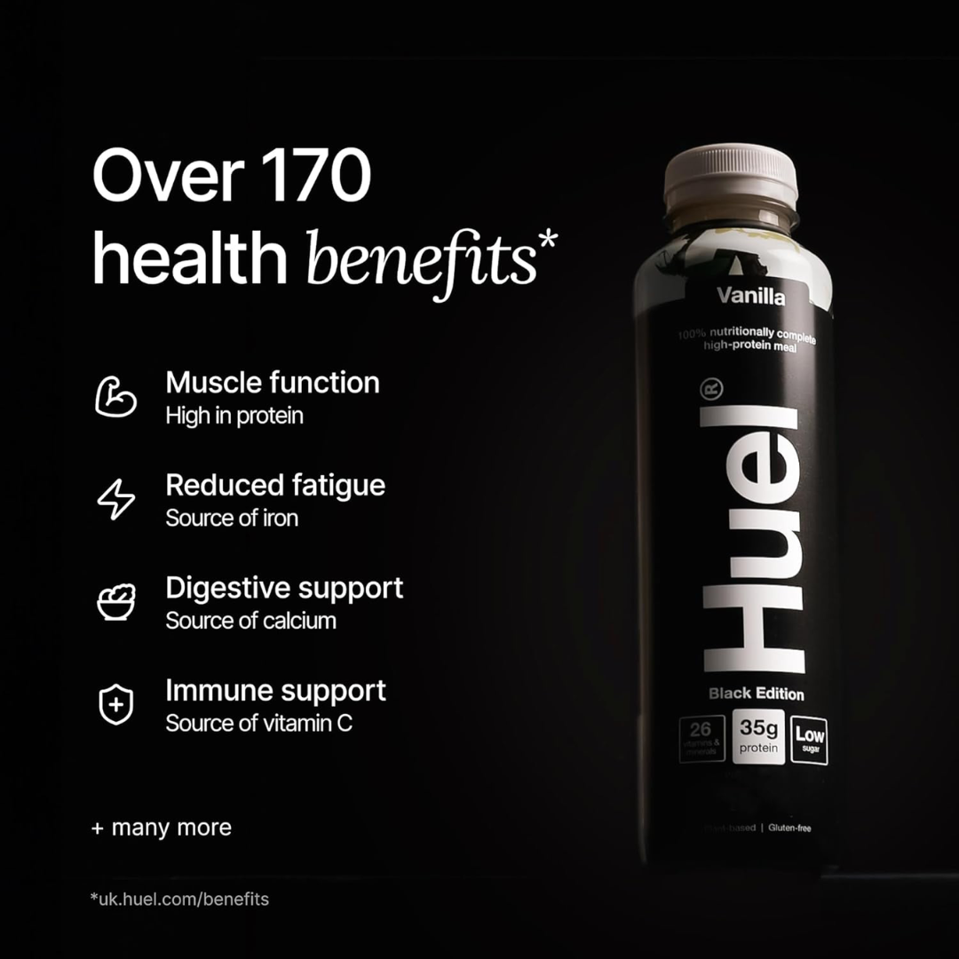 Huel Ready-to Drink Black Edition 8x500ml - Vanilla