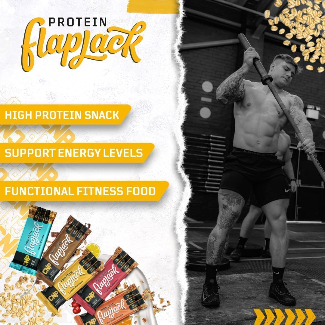CNP Protein Flapjack 12x75g Cherry & Almond