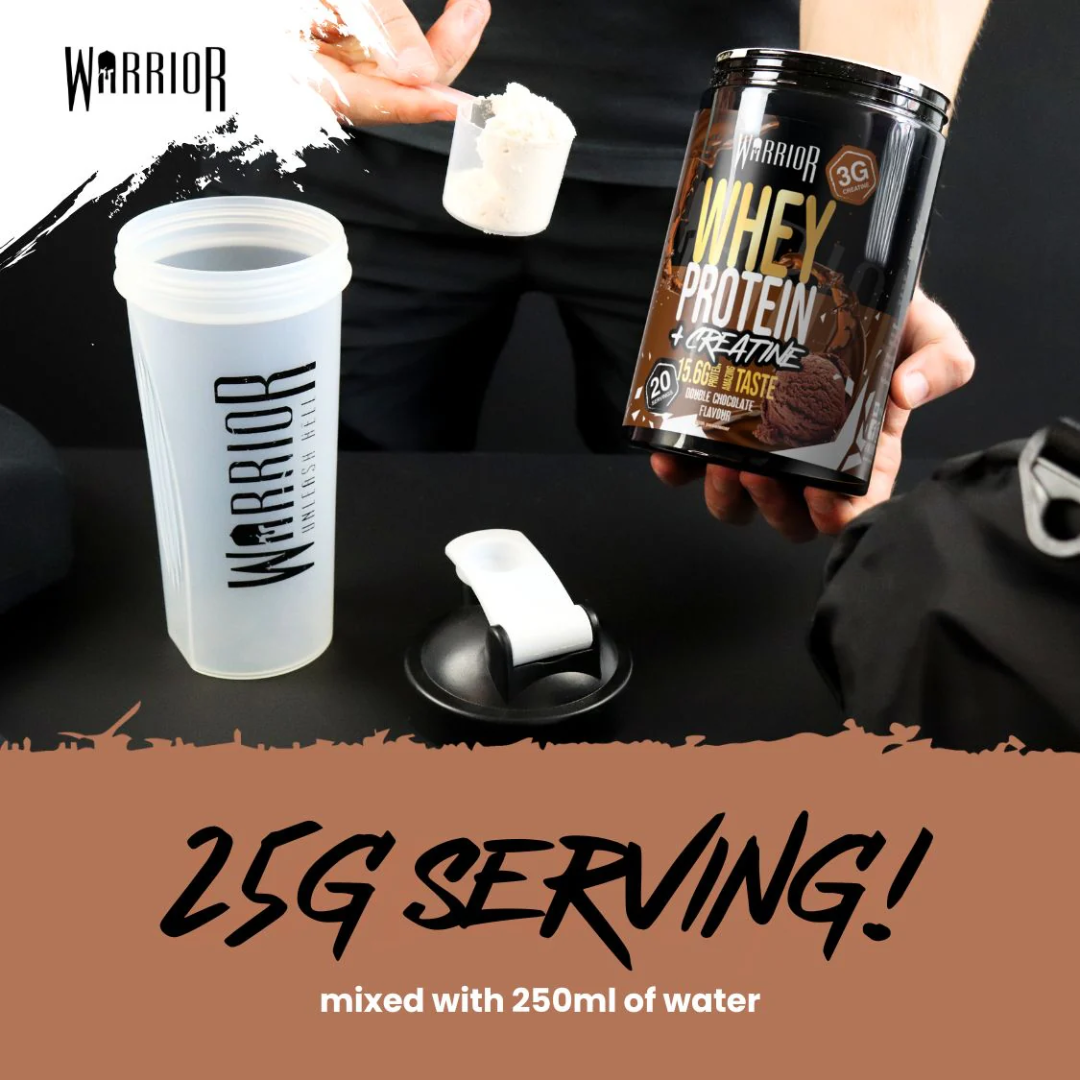 Warrior Creatine Plus Whey 500g Double Chocolate